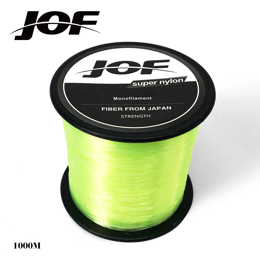 

1000M Nylon Fishing Line Monofilament Japan Durable Monofilament Rock Sea Fishing Line 4 LB-28 LB JOF Brands