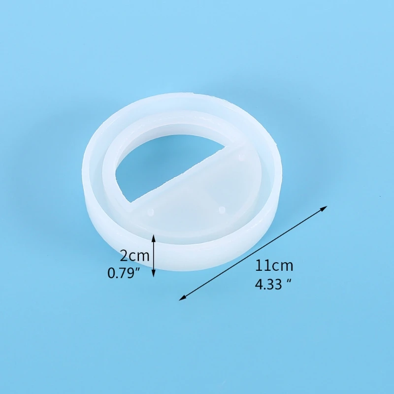 

Handmade Round Flower Tray Pendant Epoxy Resin Mold Flower Home Art Wall Hanging Decor Resin Casting Mold Craft Tools