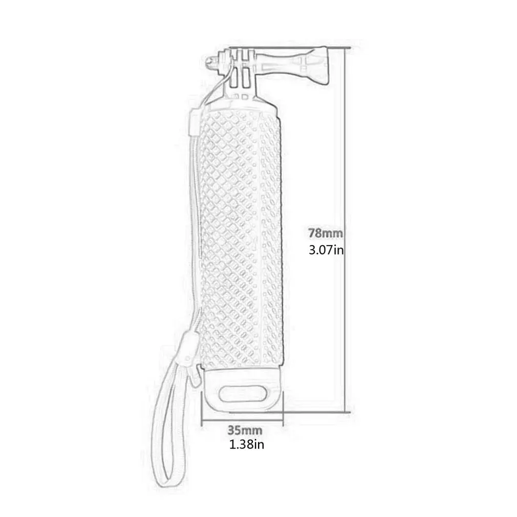 

Underwater Camera Float Sponge Handle Monopond Mount Floating Surfing Stick for Gopro Hero Action Camera Accessories