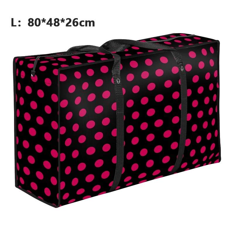 7L 80X48X26cm Большая сумка для путешествий, большая тканая сумка для путешествий, сумка для сортировки одежды из водонепроницаемой пленки, Большая вместительная сумка для доставки - Цвет: 7L 80X48X26cm