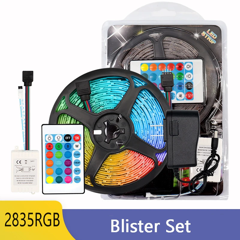 

LED 12v2835 54 Lights Rgb Blister Suit Living Room Bedroom Decoration TV Background Holiday Party Colorful Atmosphere
