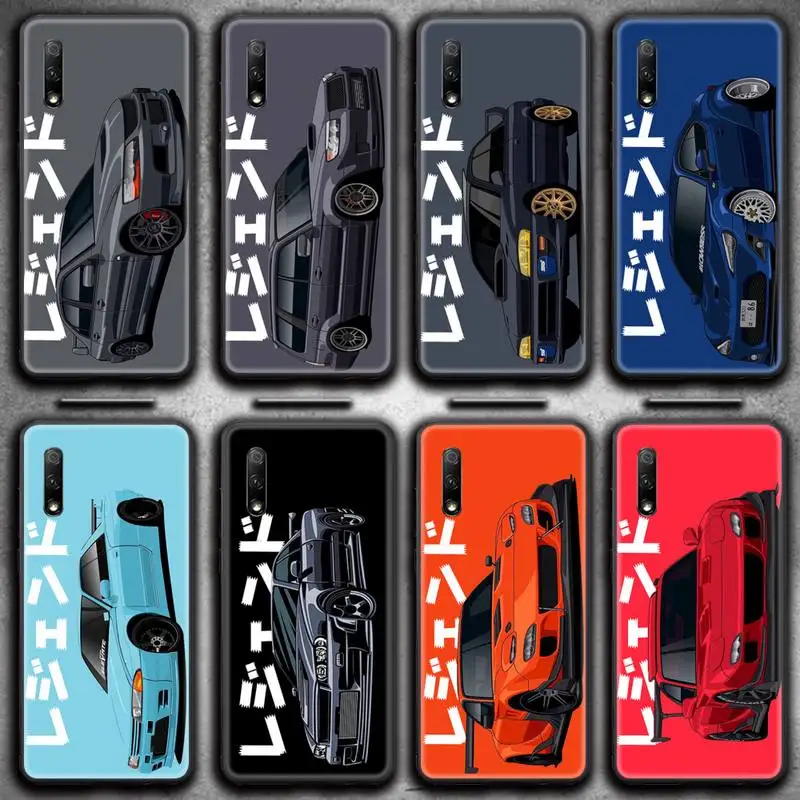 

JDM Tokyo drift sports car Phone Case For Huawei Nova 6se 7 7pro 7se honor 7A 8A 7C 9C Play