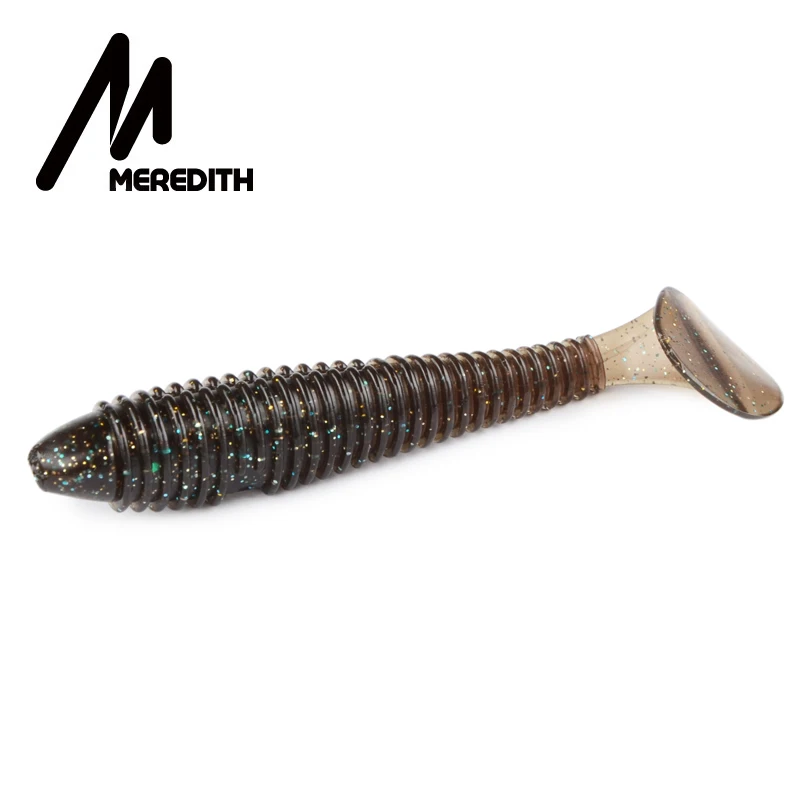 Рыболовные приманки MEREDITH Swing Impact FAT 75 мм 85 мм 180 мм мягкая резиновая приманка Вибрационный хвост воблеры рыболовные снасти силиконовая приманка на щуку - Цвет: N