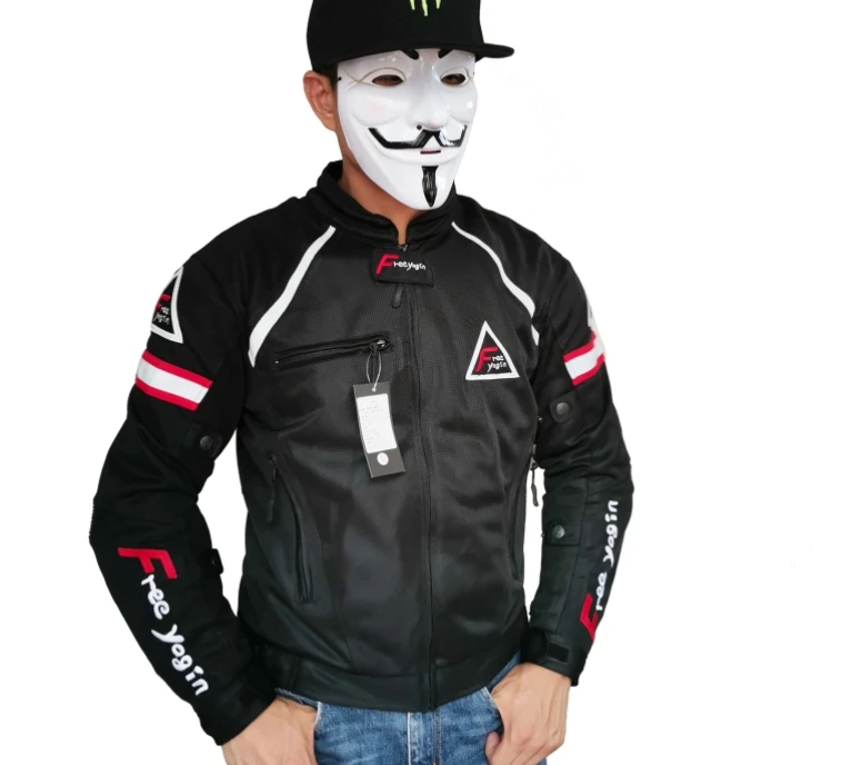 Одежда для езды на мотоцикле Мужская тонкая дышащая сетка одежда В рыцарском