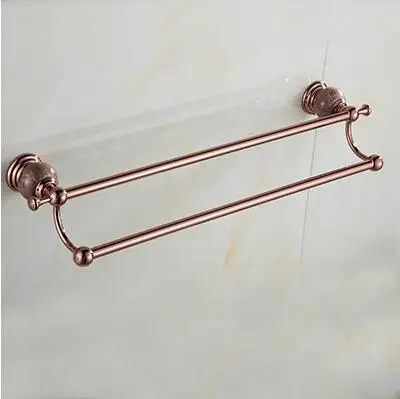 

Brass and Jade Bathroom Accessories Set, Rose Gold Robe hook,Paper Holder,Towel Bar,Soap basket,Towel Rack bathroom Hardware set