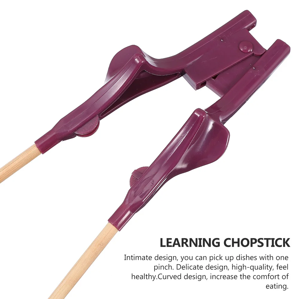 

1 Pair Non-slip Feeding Chopsticks the Old with Hemiplegia Chopsticks (Green)