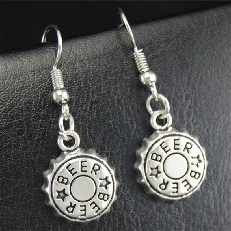 Подвески в виде пива птицы самолета висячие серьги ювелирные изделия ручной