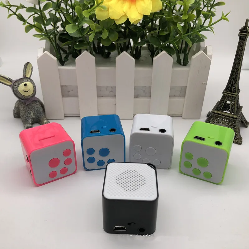 

Portable Mini MP3 Music Player Support 16G TF Card Brand New Speaker Campaign MP3 Music Player Built-in Speaker