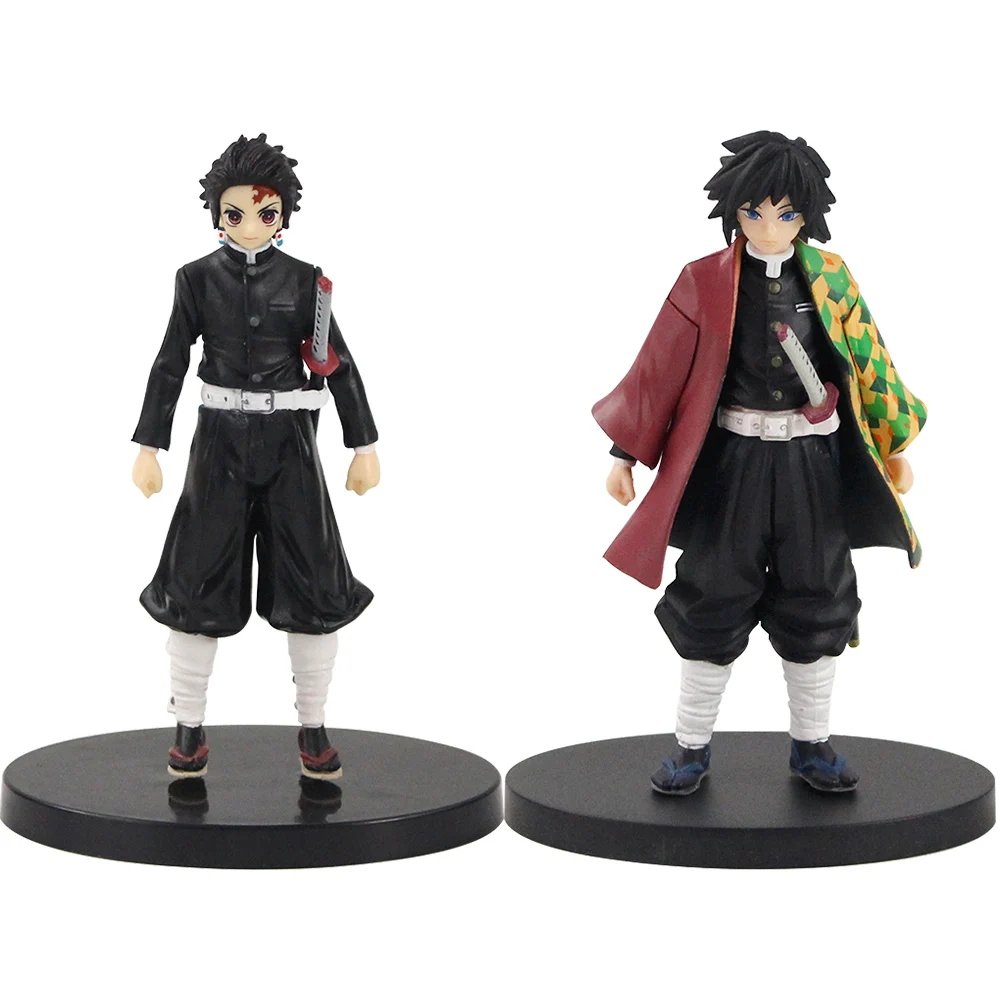 Экшн фигурка из ПВХ рассекающая демонов Kamado Tanjirou Tomioka Giyuu Kimetsu No Yaiba|Игровые