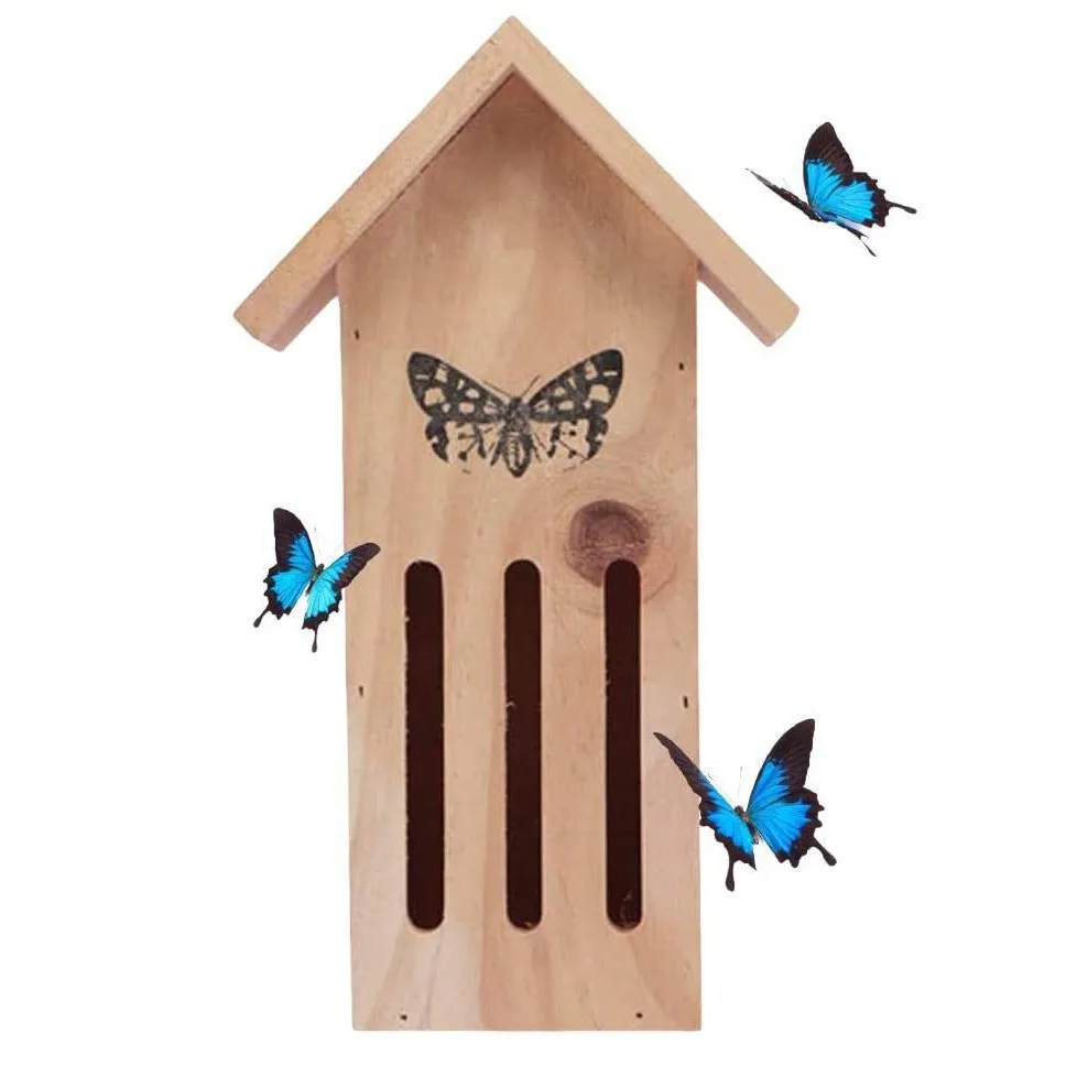 Деревянный домик в виде насекомых модель 2021 года рандомный сот для сада