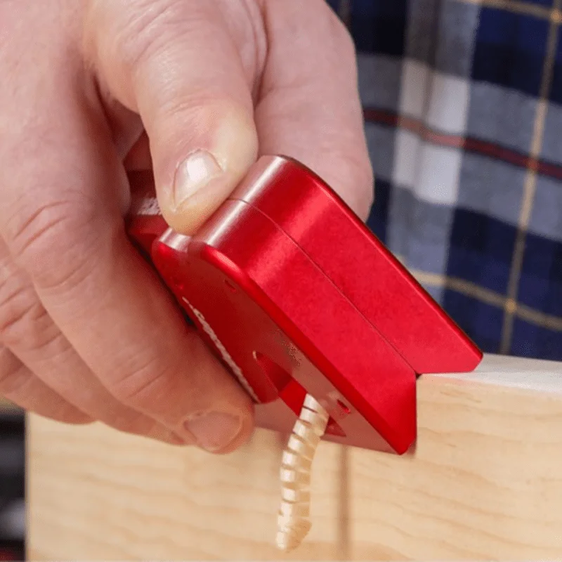 

New Woodworking Edge Corner Flattening Tool Wood Planer Aluminum Alloy ABS Chamfering Trimming Wood Edge Carpenter Hand Tool