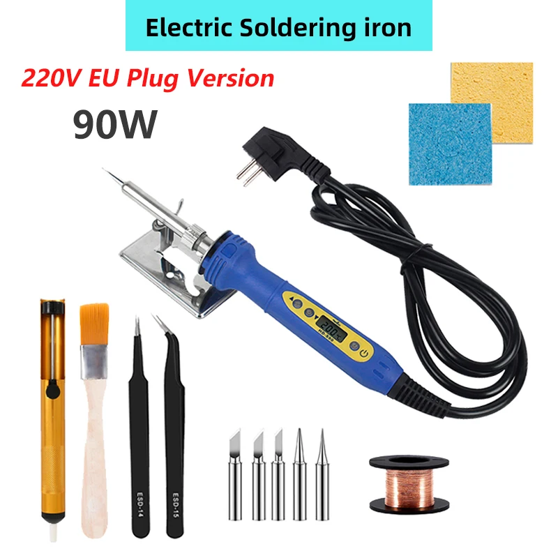 Электрический паяльник с регулируемой температурой бытовой прибор припой