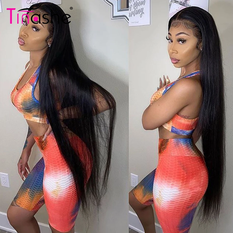 Парик Tinashe 30 40 дюймов человеческие волосы женский длинный парик на сетке спереди
