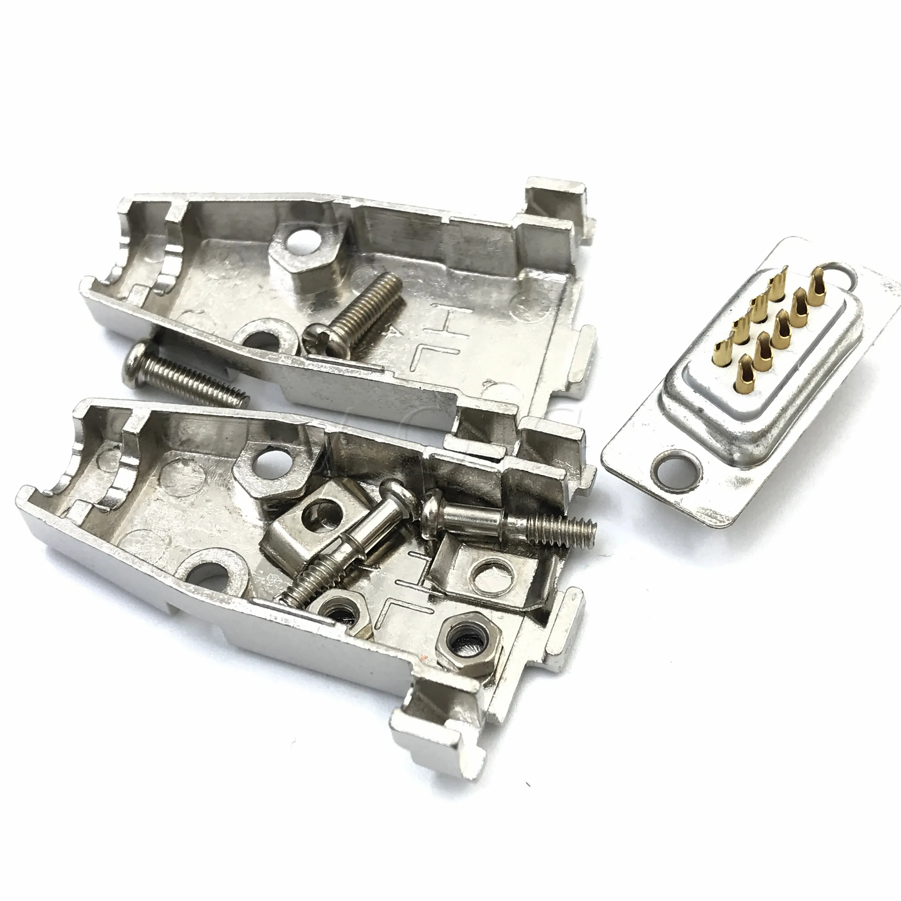 Металлический разъем DB9 переходник серии &quotгнездо/штекер&quot D-Sub COM позолоченные