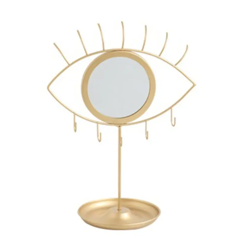 

Jewellery Display Stand with Eye Mirror for Chains/Pendants/Rings/Earrings/Watches/Bracelets Jewellery Tray