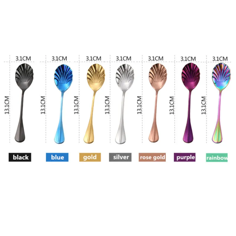 1 шт. кофейная ложка из нержавеющей стали|Ложки| |