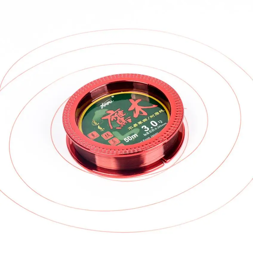 Суперпрочная нейлоновая рыболовная леска Speckle 50 м невидимая камуфляжная 3D для