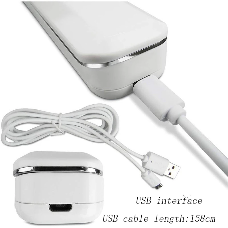3 Вт Складная Мини УФ озоновая лампа батарея/USB мощность бактерицидная
