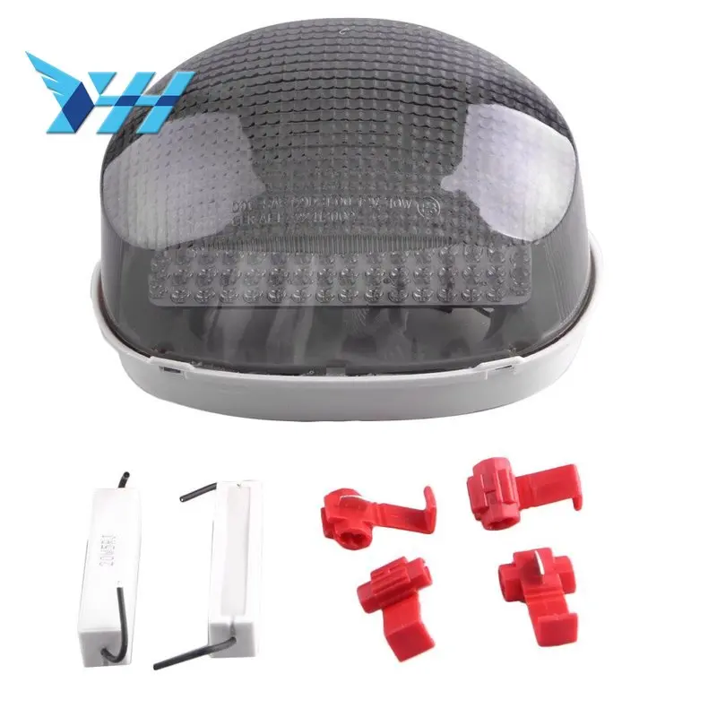 Мотоциклетный интегрированный светодиодный задний фонарь поворотники