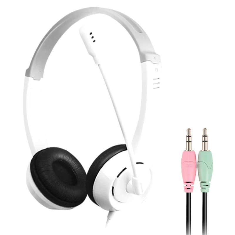 Проводная гарнитура с микрофоном Стерео Игровые наушники для ПК компьютера