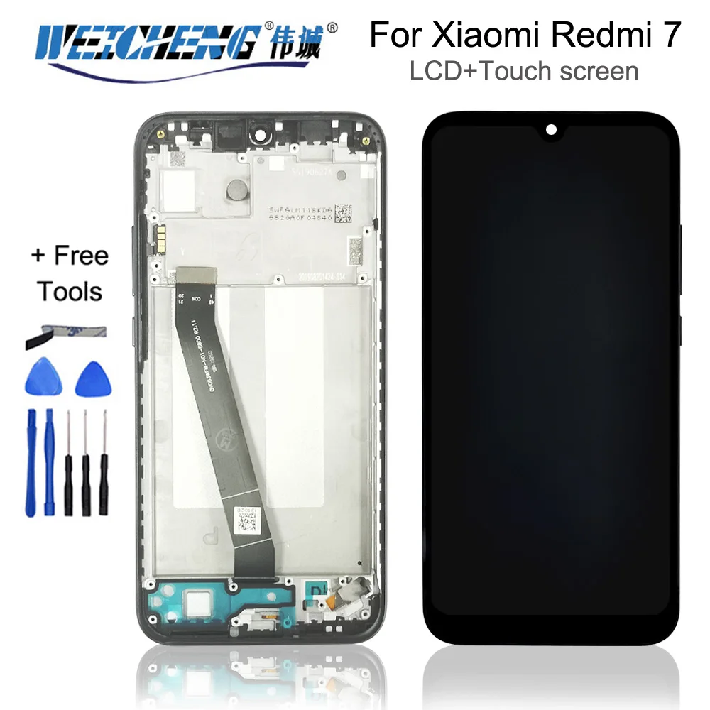 

6.26" For Xiaomi Redmi 7 LCD Touch Screen Digitizer Assembly With Frame For Redmi7 lcd Display Screen Replacement