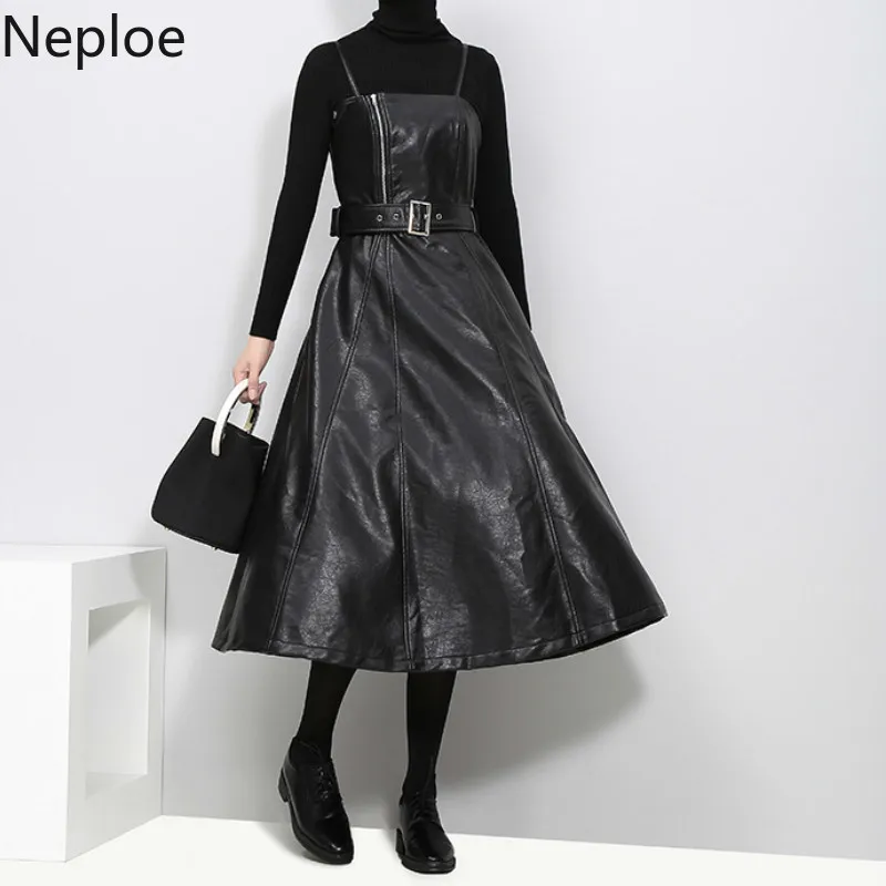 Neploe облегающее черное платье трапециевидной формы с высокой талией без бретелек