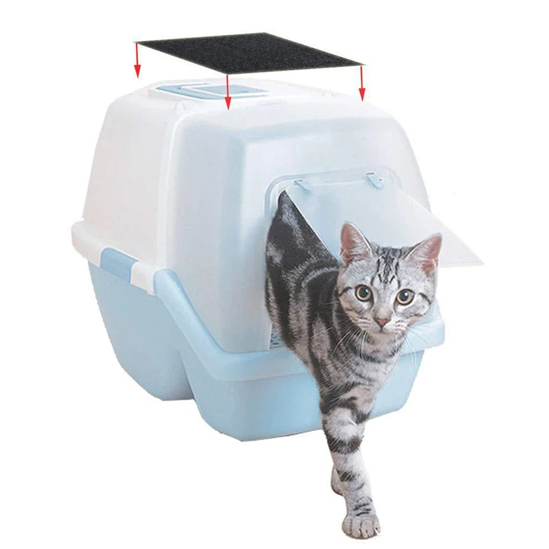 

6 шт., Сменный фильтр с активированным углем для кошачьего туалета