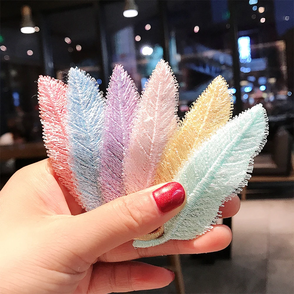 Простой зажим для волос с листьями в стиле интернет знаменитостей родителей и