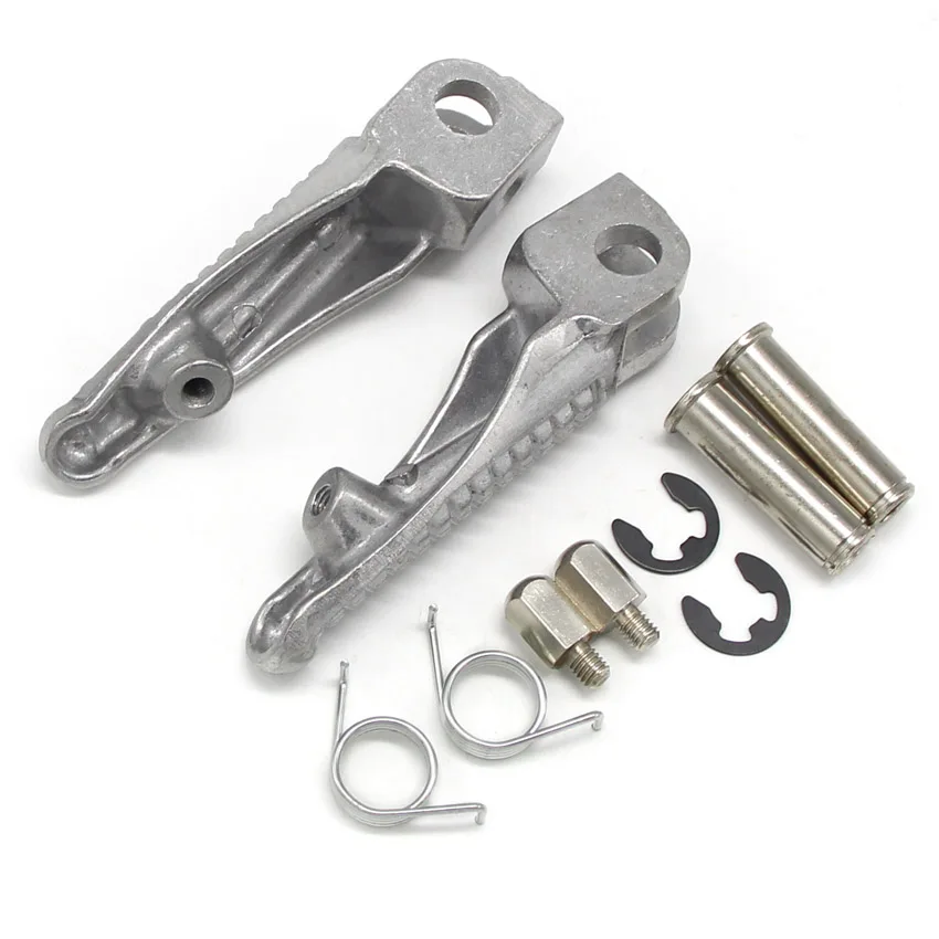 

Silve Front Footrests Foot Pegs For Kawasaki Z750R 2011-2012 ZX600 Ninja ZX6RR ZX6R ZX636 ER650 ER6N 34028-0059 L 34028-0002 R