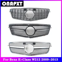 car for mercedes benz e class w212 diamond gt amg plastic front bumper grill racing middle grill center vertical bar 2009 2013