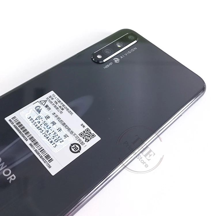 Honor 20s 6,2" полный экран 6x зум смартфон 6 ГБ 8 ГБ 128 Гб Поддержка Google Global rom 2340x1080P 48MP 32 Мп задняя 3 камеры