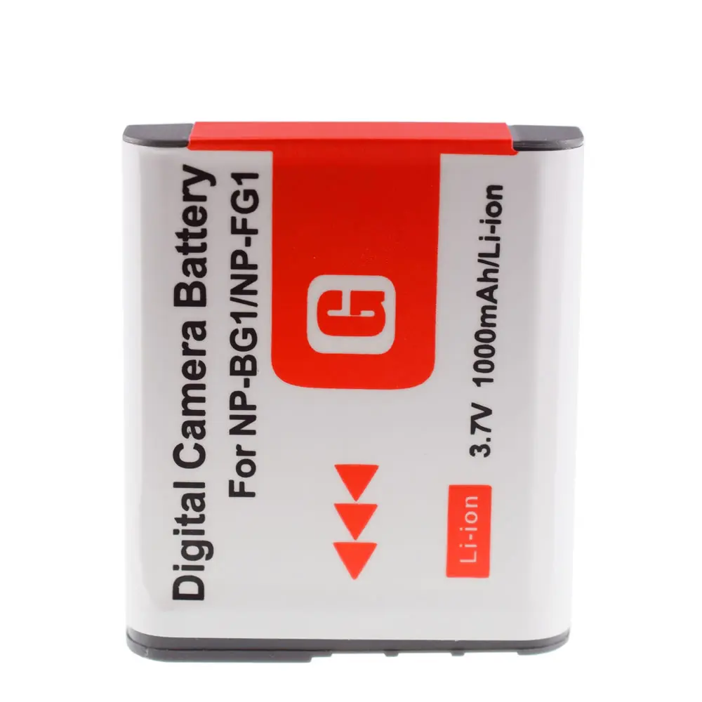Аккумулятор типа G для SONY Cybershot NP BG1 FG1 DSC H20 H9 H3 T100 W80 W90|Цифровые аккумуляторы| |