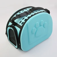 pet carrier bag hot selling solid color pet bag portable foldable pet out bag breathable cat bag pet nest