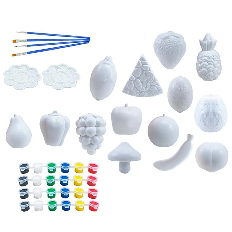 

DIY Color 3D Painting Fruit Colorful Model Drawing Graffiti Toy Set Kids Children Non-Toxic Paint Arts Craft for Kids