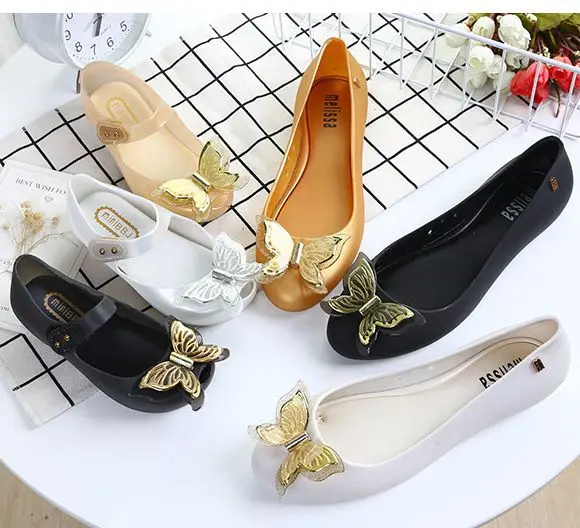 20021 новая модная обувь на толстой подошве Прозрачная для женщин Melissa 3D Туфли с