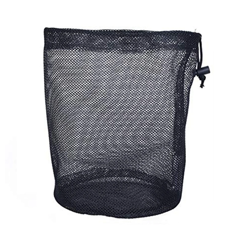 

5 PCS Durable Nylon Mesh Ditty Bag for with Drawstring Lock Closure Net Bag for Toys ,Balls