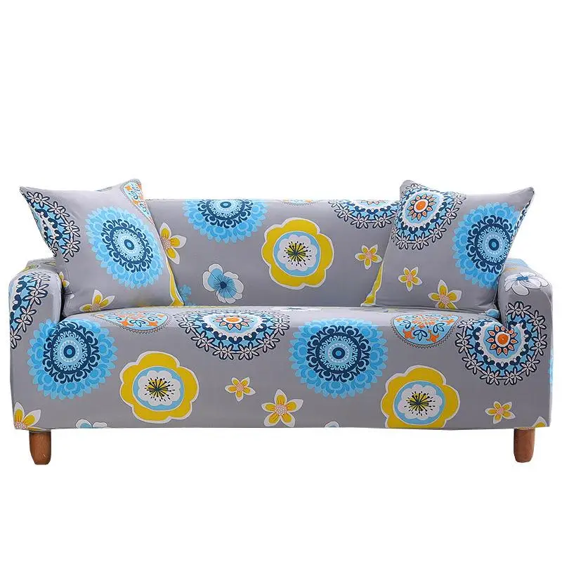 

50 Flamingo Printing Stretch Elastic sofa cover cotton sofa towel Slip-resistant sofa covers for living room