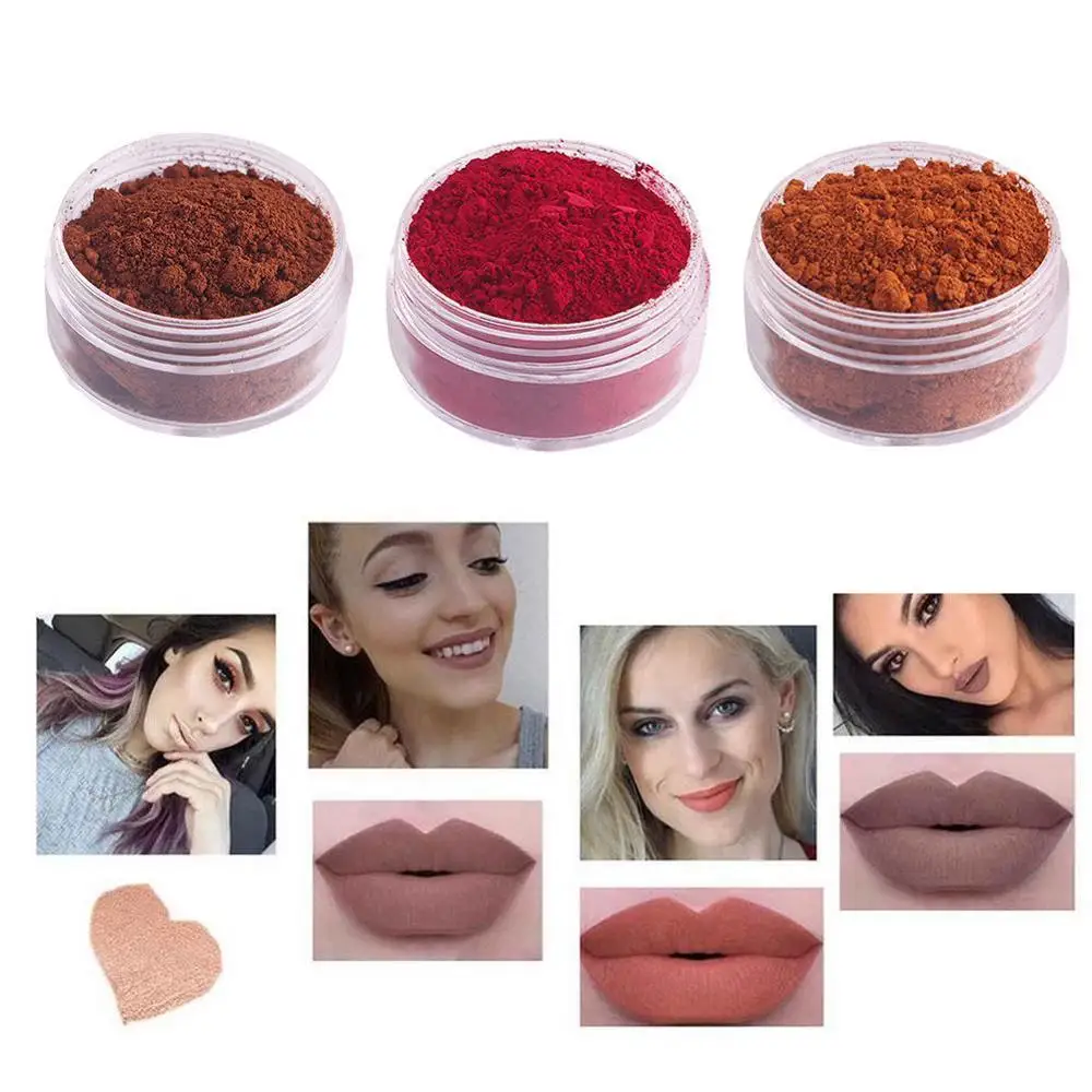 Разноцветный блеск для губ материал пудры пигментная пудра помады сделай сам не
