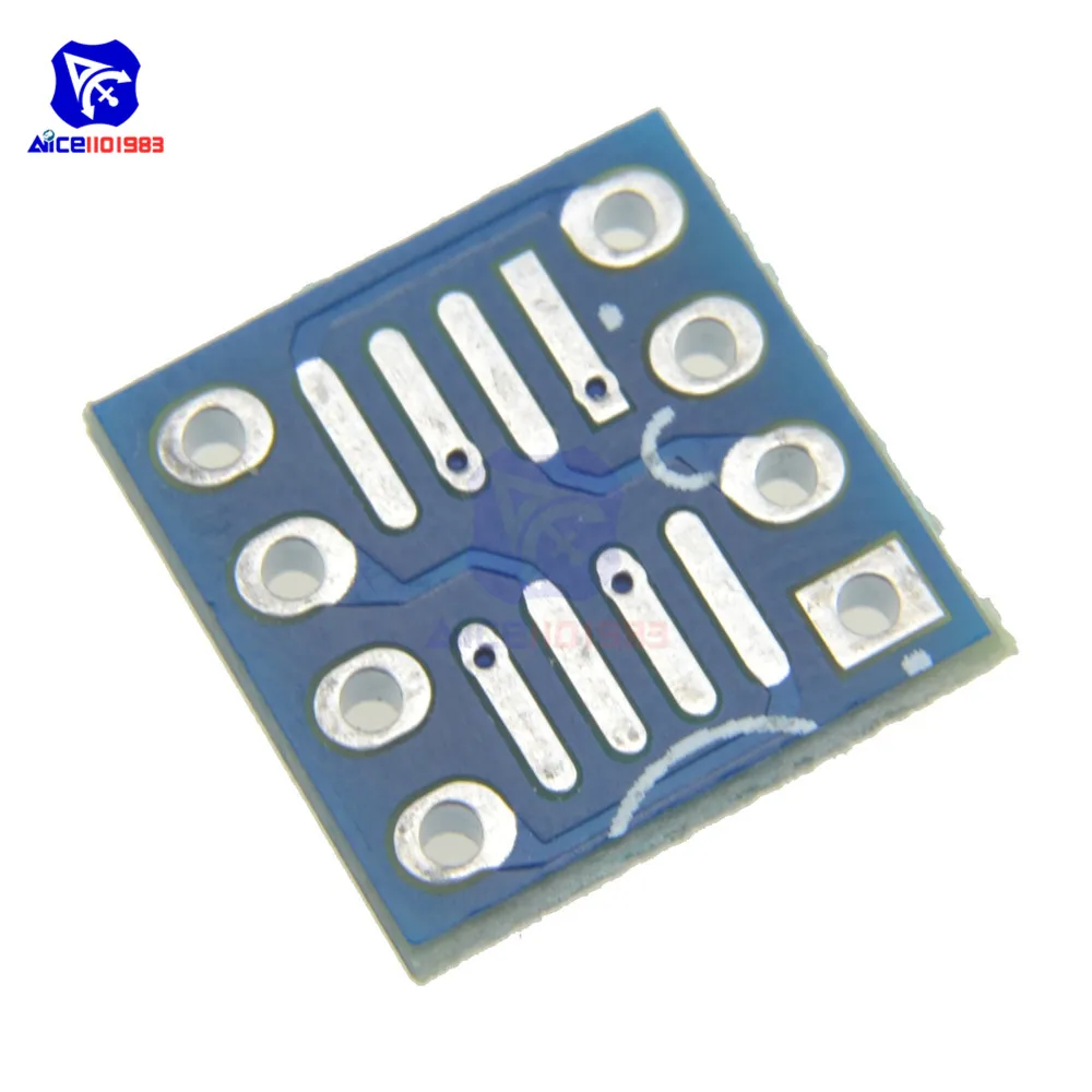 Плата модуля адаптера преобразователя diymore 50 шт./лот SOP8 в DIP8 IC|soic8 to dip8|soic8 sop8 dip8soic8