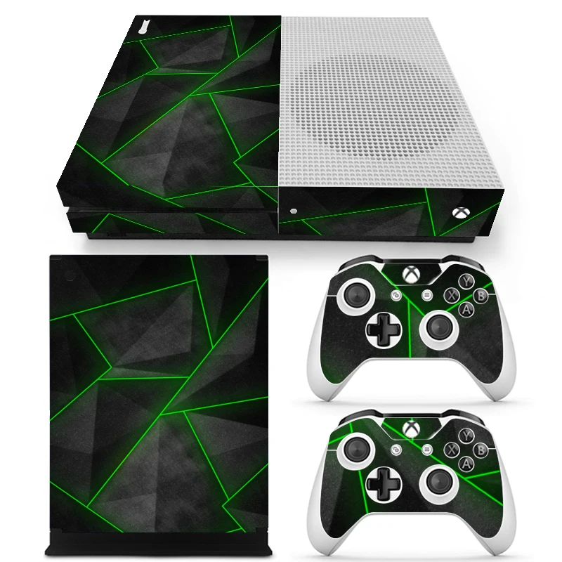 Для XBOX ONE Slim Console Kinect и 2 контроллер Виниловая наклейка защитная для | Электроника