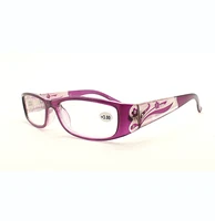 fashion flower printed ultralight delicate hinges anti blu anti fatigue reading glasses 0 75 1 1 25 1 5 1 75 2 2 25 to 4