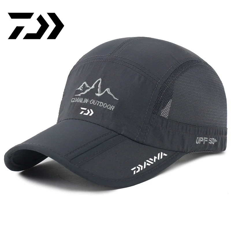 

Daiwa Men's Women's Fishing Cap Sun Hat Baseball Cap Adjustable Breathable Sunscreen Wicking New Fashion Quality SportSun Hat