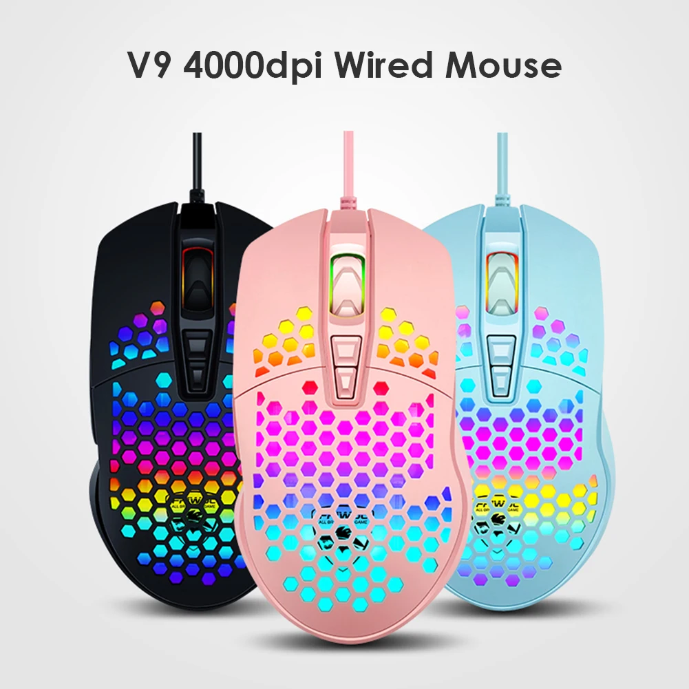 

NEW USB Wired Gaming Mouse 4000DPI 7 Buttons Backlight Gamer Mouse Professional Ergonomic Optical Mice for PC Laptop Games Mice