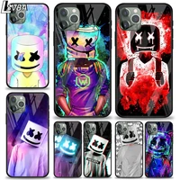 cool electronic music smiley for apple iphone 12 11 xs pro max mini xr x 8 7 6s 6 plus tempered glass phone case