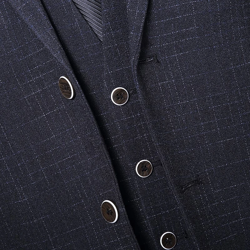 

Nice Mens Pop Dress Suits Mens Fashion Casual Silm Business Office Wedding Party 3 Piece Suits Blazer With Pants Vest Size3XL