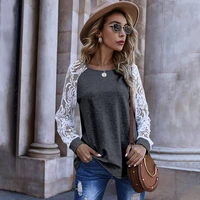 sexy black lace hollow out t shirts women fashion spring autumn long sleeve tops 2021 street aesthetic clothes cottagecore tees