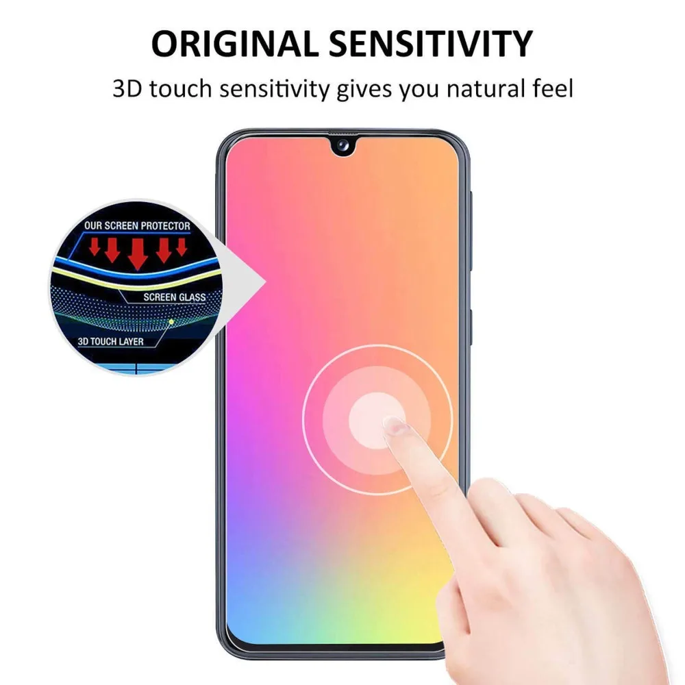 2 шт закаленное стекло для samsung Galaxy A30 A50 протектор экрана 9H защитная пленка на A70 A40 A60 A90 M10 M20 M30 A10