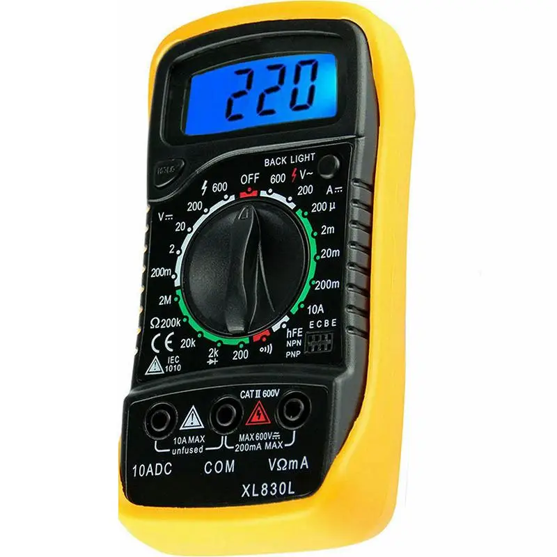 Портативный цифровой мультиметр с ЖК дисплеем портативный тестер напряжения