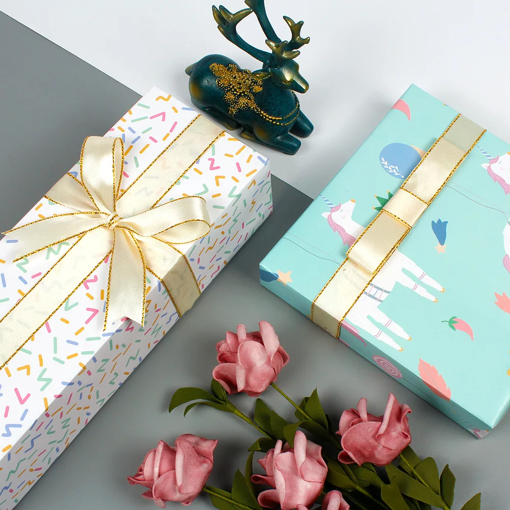 Изысканная подарочная упаковочная бумага праздничная свадебный подарок