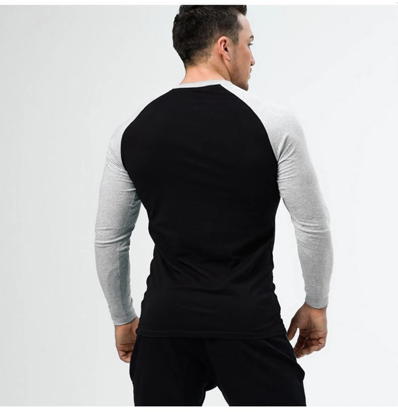 Running Shirt Men's Sport Fitness Gym Tshirt Sportswear Basketball Workout Training Tees Bodybuilding Fitness Tops Gym Clothing